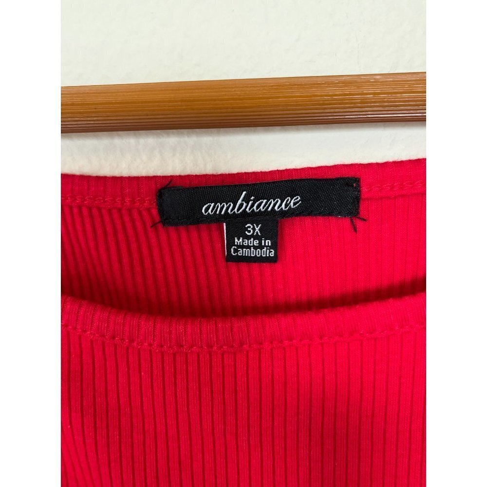NWT Unique Vintage Red Halter Top Size 3X - Picture 8 of 11